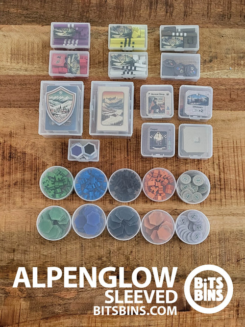 Alpenglow (Sleeved) BitsBins -10 Pods, 1 Mini, 6 Original, 2 100+ Card Boxes, 4 Stacks - Out of Play