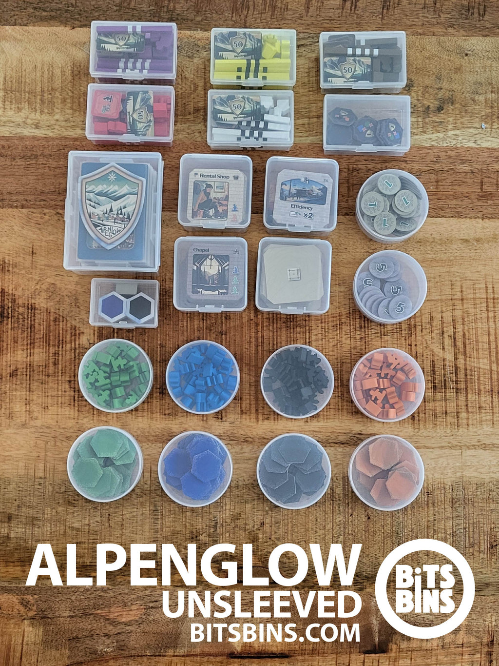 Alpenglow (Unsleeved) BitsBins -10 Pods, 1 Mini, 6 Original, 1 100+ Card Box, 4 Stacks - Out of Play