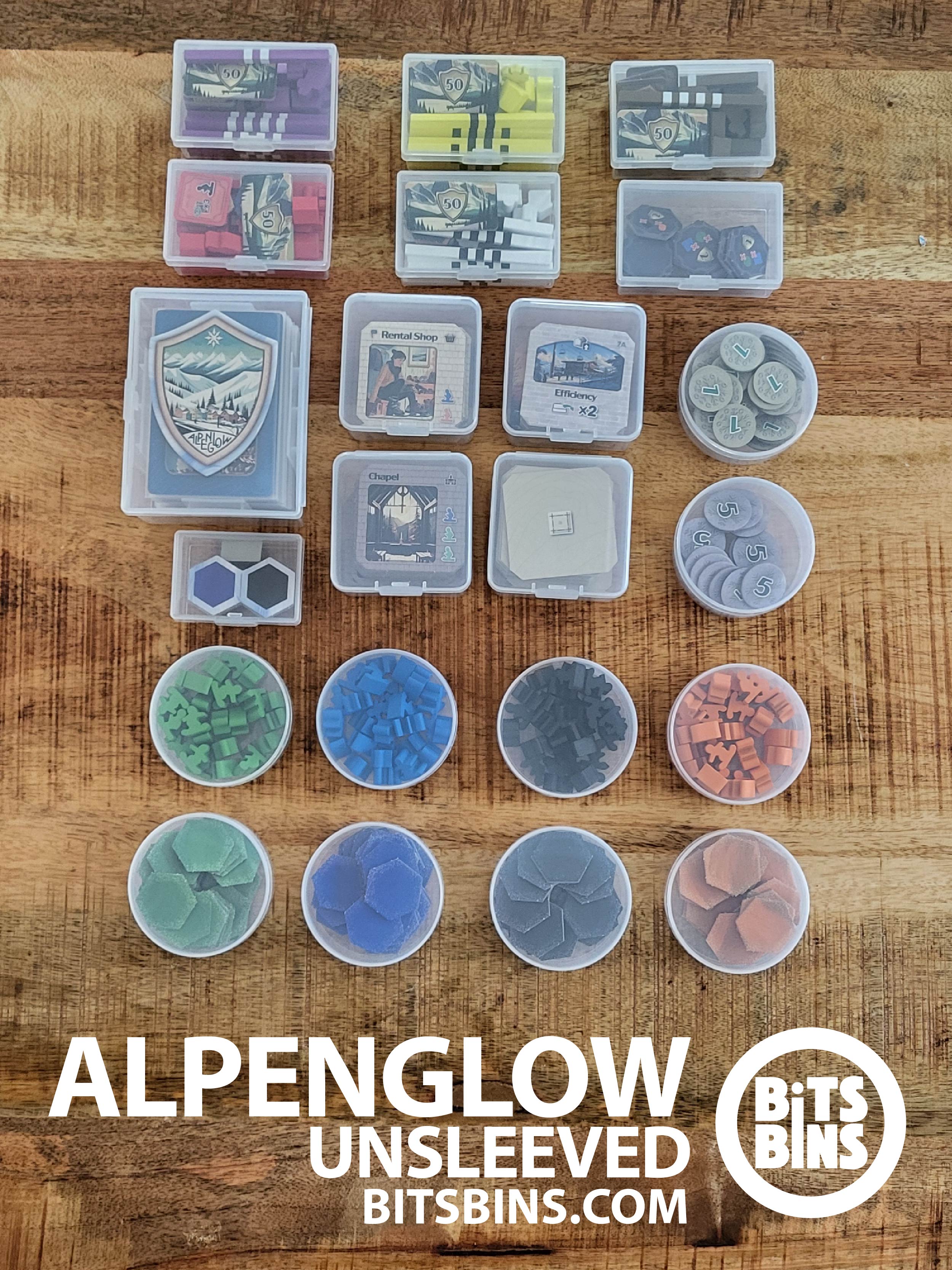 Alpenglow (Unsleeved) BitsBins -10 Pods, 1 Mini, 6 Original, 1 100+ Card Box, 4 Stacks - Out of Play