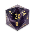 Amethyst - Boulder® 30mm Gemstone Dice - Out of Play