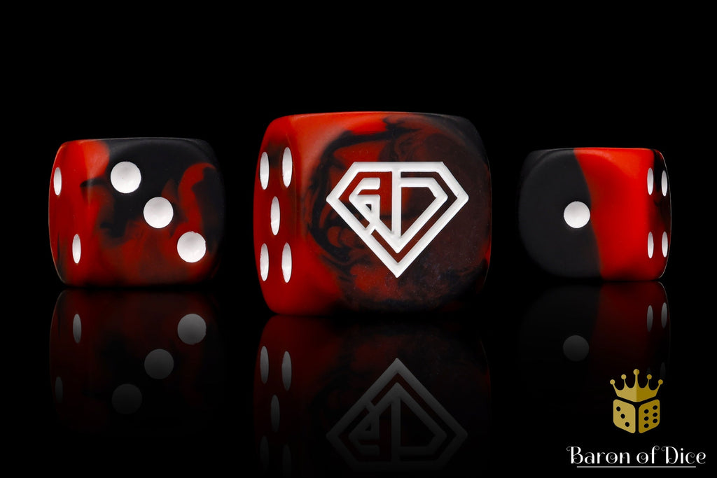 Angry Joe Show Official Dice - Red - Out of Play
