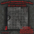 Sci-fi Skirmish - Neoprene Battle Mat - 24" x 24" with 3" Grid - Out of Play