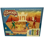 Box of Athena board game with illustration of characters around a temple