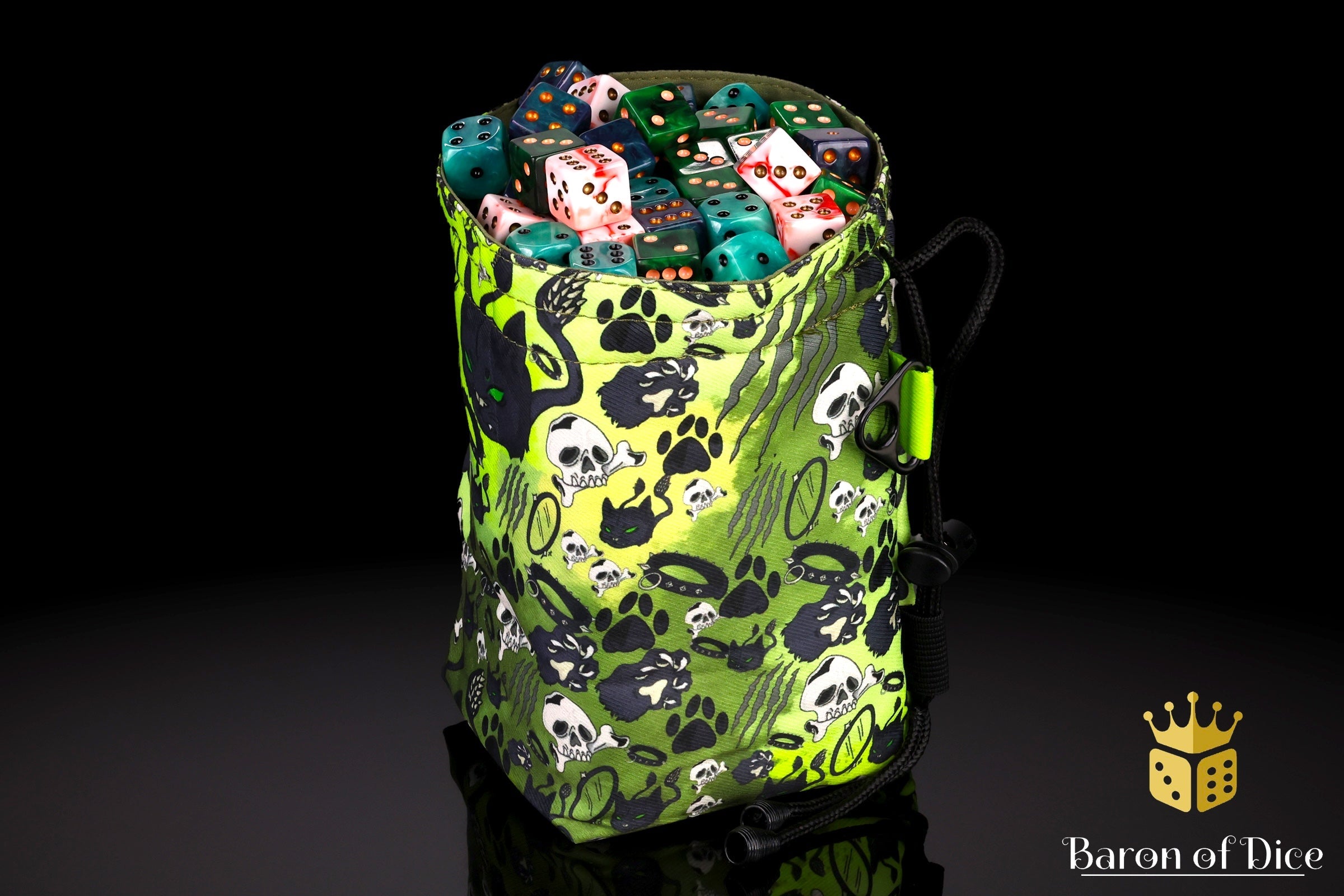 Shadow Panther | Luxury RPG Dice Bag | Large