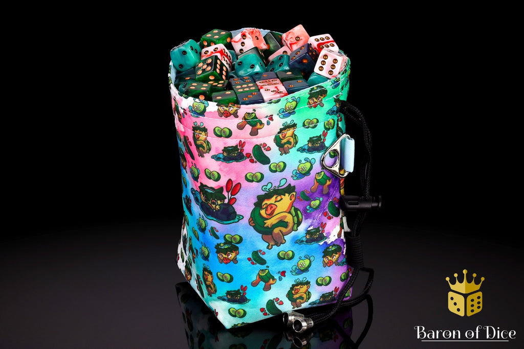 Cucumber Turtle | Luxury RPG Dice Bag | Large