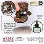 Army Painter Tools: Basing: Brown Battleground