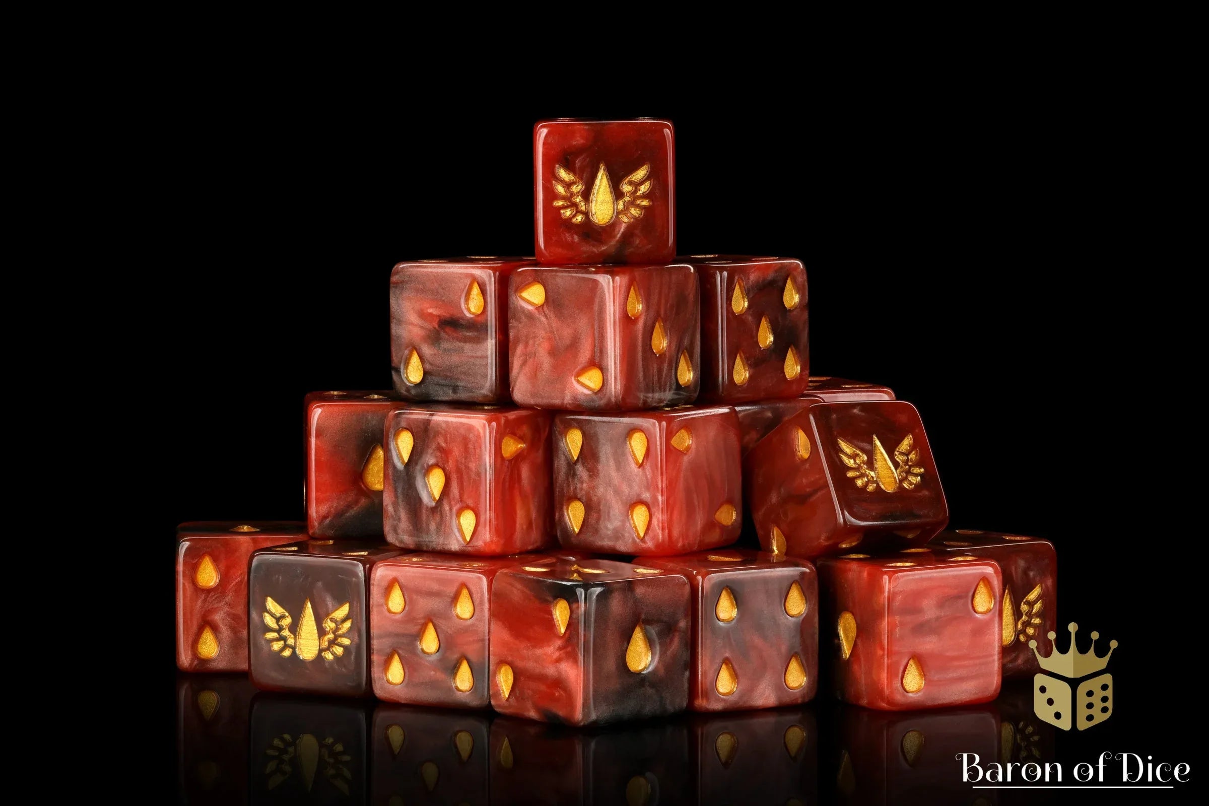 Blood Drop Dice - Out of Play