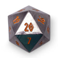 Black Lava Metal Countdown Dice 25mm - Out of Play