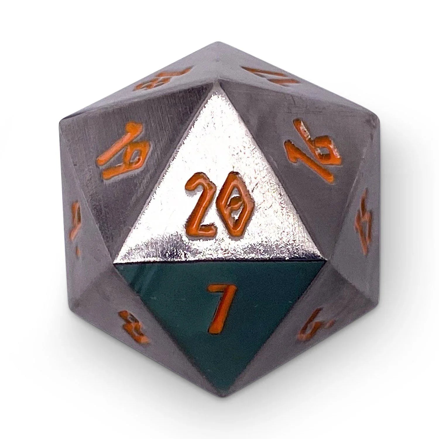 Black Lava Metal Countdown Dice 25mm - Out of Play