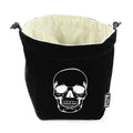 Reversible Skull Dice Bag - Black and White - Out of Play