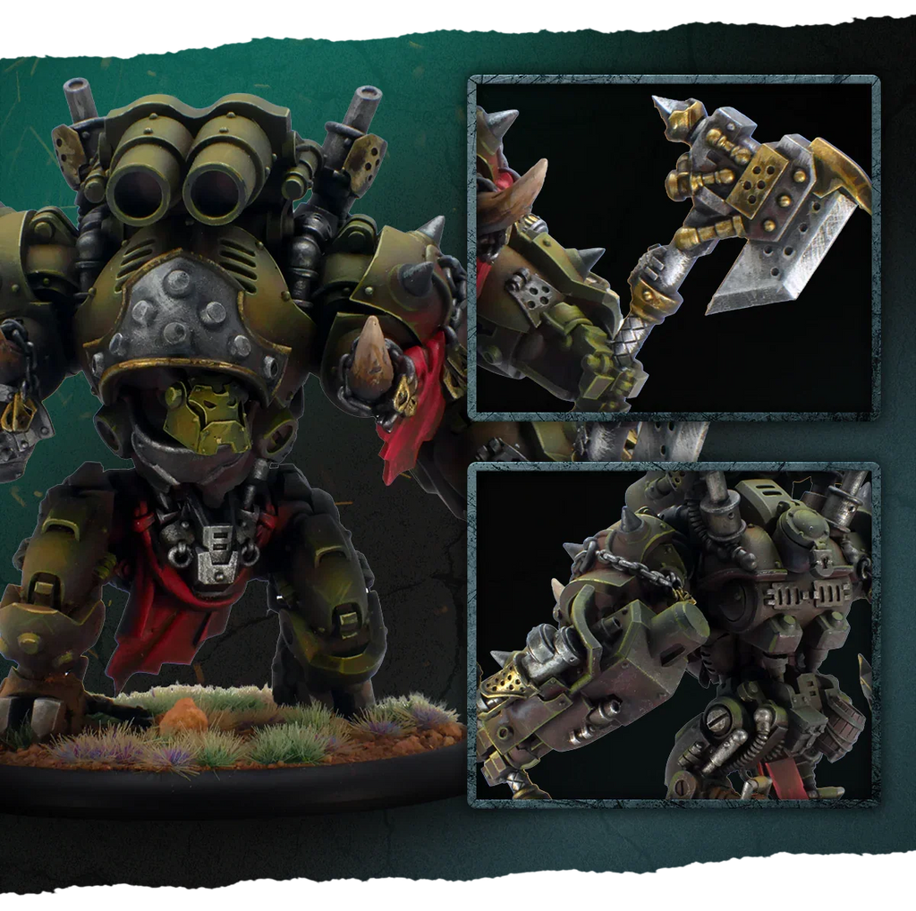 Warmachine: Southern Kriels Kithguard Journeyman & Ramhead
