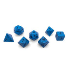 Blue Turquoise - 7 Piece RPG Set Gemstone Dice - Out of Play