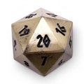 Bronze Dragon Scale Metal Countdown Dice 25mm - Out of Play