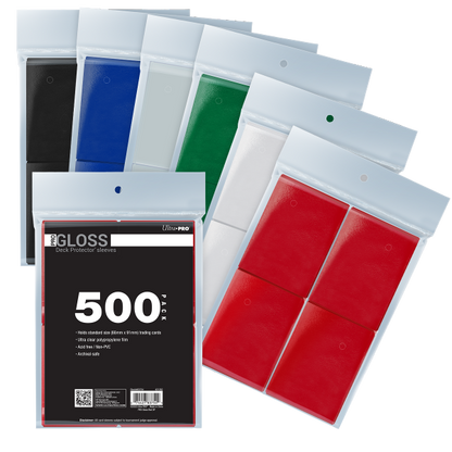 PRO-Gloss Standard Deck Protector Sleeves Bundle (500ct) Ultra PRO International