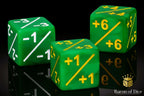 +1/ -1 Counters - Matte Green - Set of 10 - Out of Play