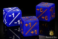+1/ -1 Counters - Matte Blue - Set of 10 - Out of Play