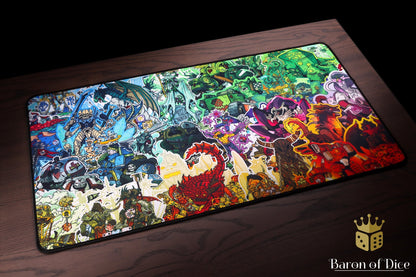 Premium Oversized Playmat - Collage BaronOfDice