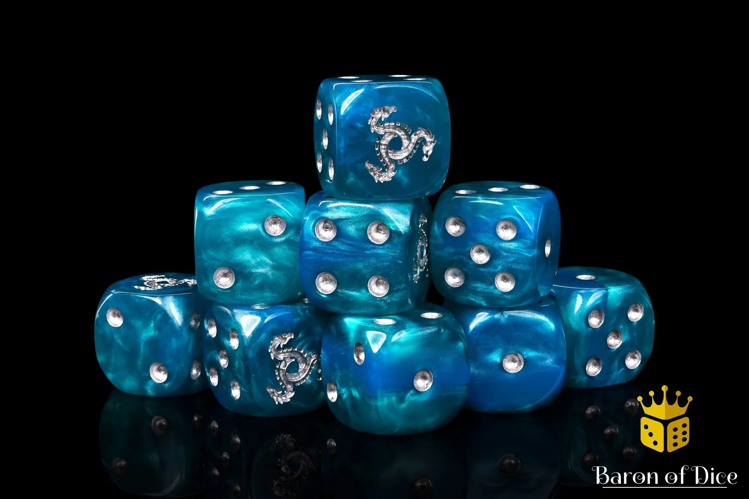 Hydra Dice - Serpent Blue - Out of Play