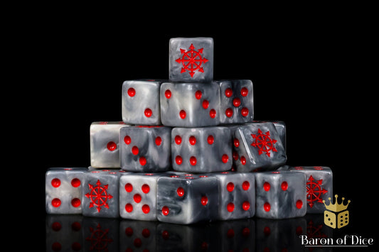 Chaos Demon Dice - Red Star - Out of Play