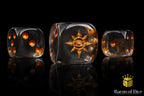 Chaos Demon Dice - Translucent - Out of Play