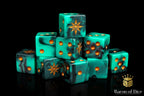 Eye of Chaos Dice - Aquamarine - Out of Play