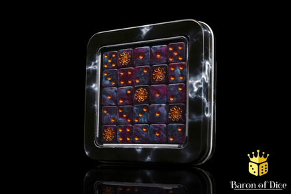 Cult of Knowledge Dice - Teal & Purple - Out of Play