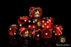Scorched Book Dice - Out of Play