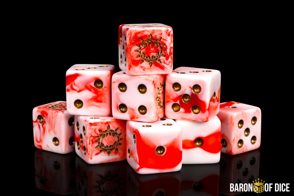 Carnage Dice - White