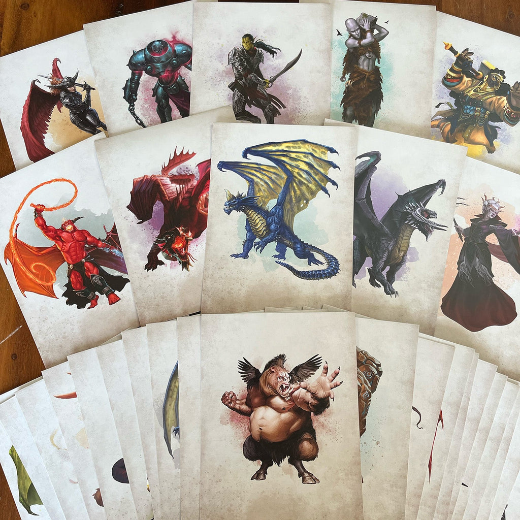 Encounter Cards (D&D) - Challenge Rating 7+ PACK 2 - Out of Play