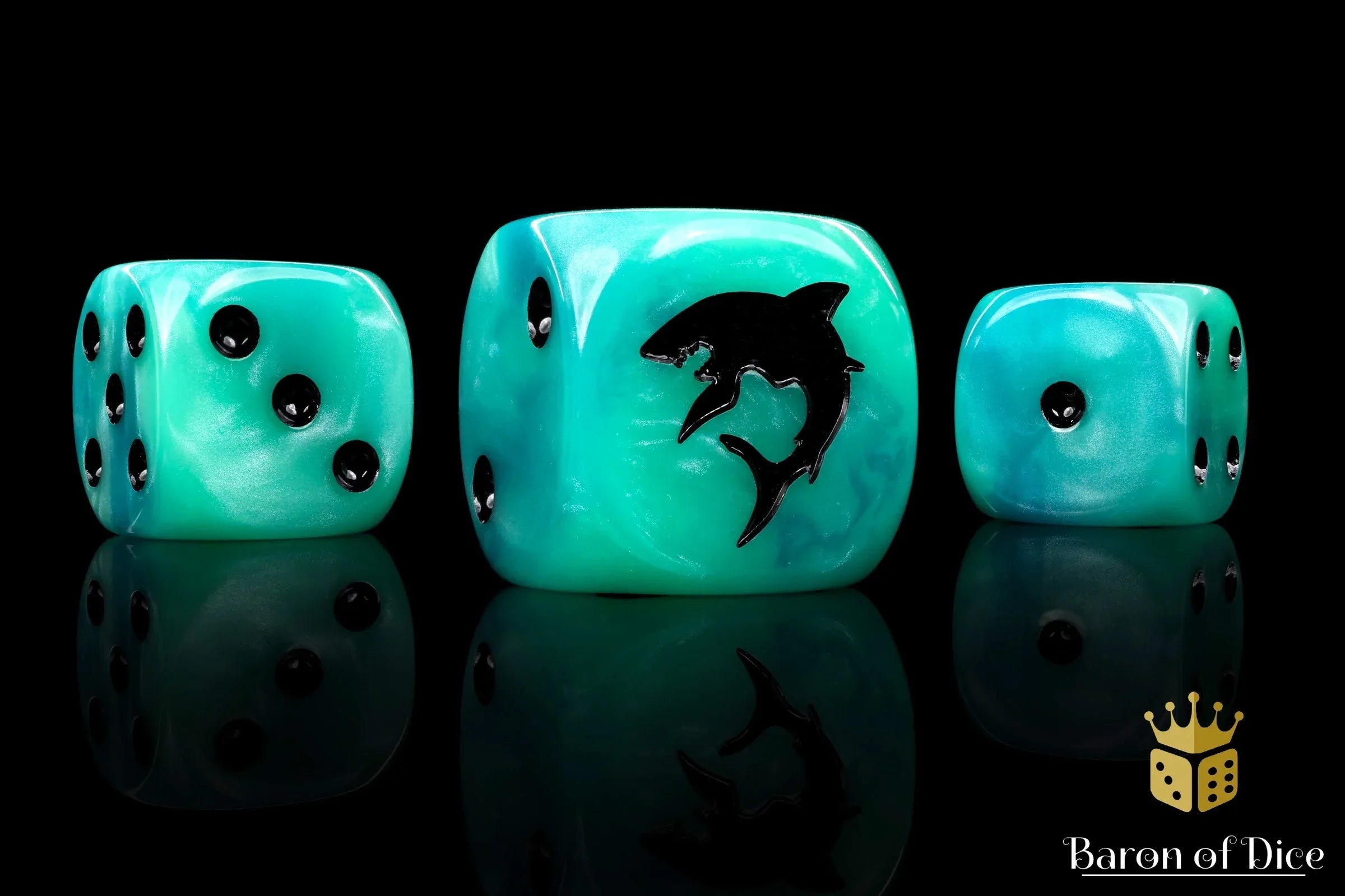 Carcharodon "Great White Shark" Dice - Out of Play