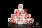 Carnage Dice - White - Out of Play
