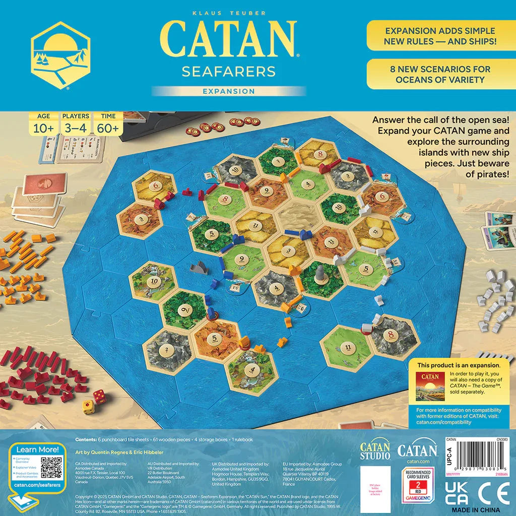 Catan: Seafarers Expansion (6th Edition) - Out of Play