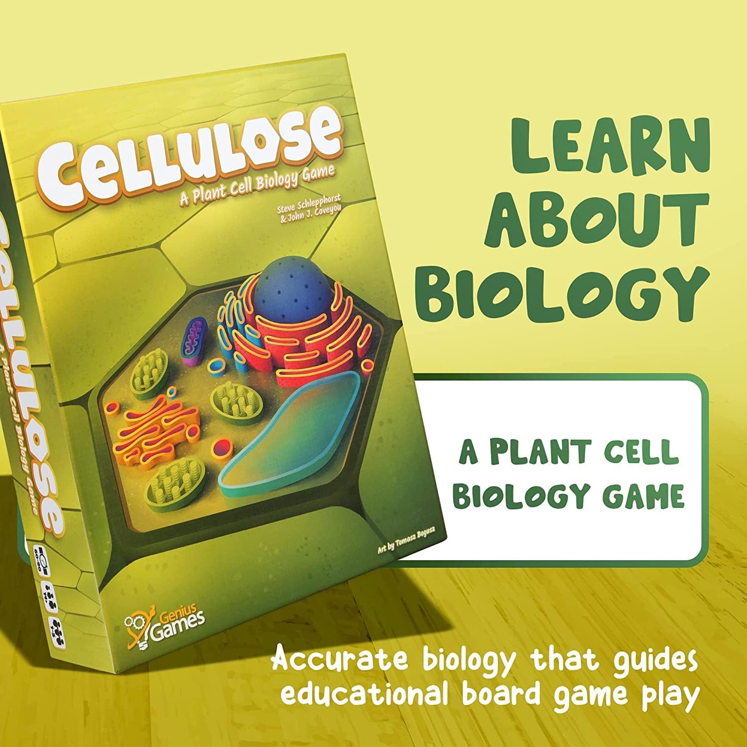 Cellulose: A Plant Cell Biology Game | MENSA Recommended Strategic Board Game About Photosynthesis, DNA & Biochemistry