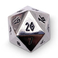 Chainmail Silver Metal Countdown Dice 25mm - Out of Play