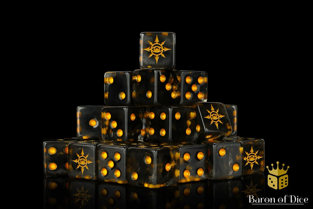 Chaos Demon Dice - Translucent - Out of Play