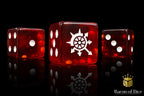 Cogs of Chaos Dice - Blood Red - Out of Play