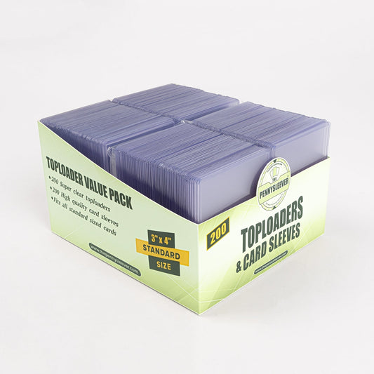 35 pt Toploader (200 count) with Sleeves COMBO Packs The Pennysleever