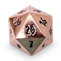 Copper Still Metal Countdown Dice 25mm - Out of Play