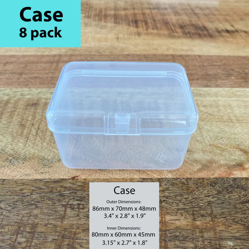 8 Pack BitsBins Case | Measures 3.4" x 2.8" x 1.9" - Out of Play