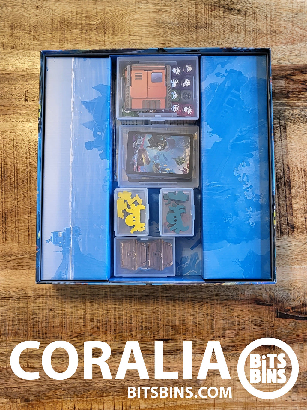 Bitsbins Coralia - 4 Minis, 1 Original, 1 Card Box, 1 100+ Card Box - Out of Play