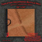 Cracked Earth - Neoprene Battle Mat with Bag - Out of Play