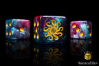 Cult of Knowledge Dice - Teal & Purple - Out of Play