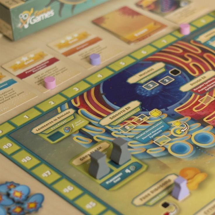 Cytosis: A Cell Biology Game | A Science Accurate Strategy Board Game About Building Proteins, Carbohydrates, Enzymes, Organelles, & Membranes