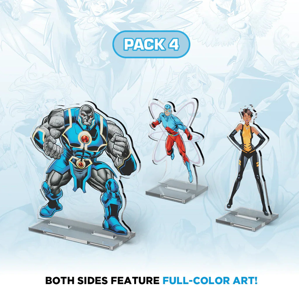 DC 2DZ Acrylic Standees: Pack 4 - Out of Play