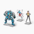DC 2DZ Acrylic Standees: Pack 4 - Out of Play