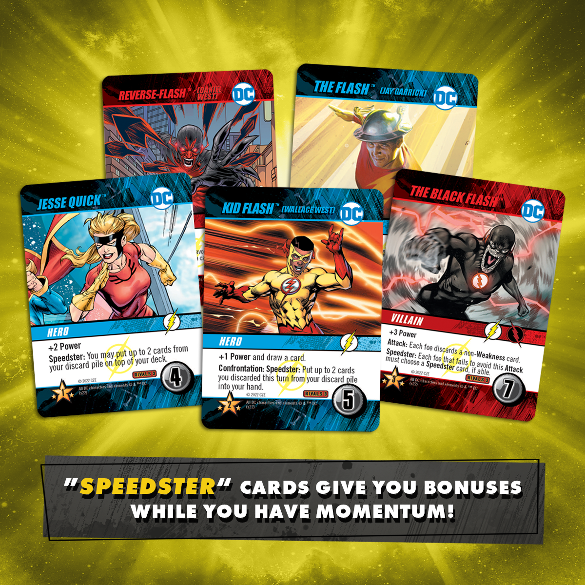 DC Deck-Building Game: Rivals – The Flash vs. Reverse-Flash (KICKSTARTER VERSION) Cryptozoic Entertainment