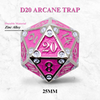 Dungeon Delve Runestones™ - 25mm D20 - Arcane Trap - Out of Play