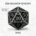Dungeon Delve Runestones™ - 25mm D20 - Shadow Knight - Out of Play