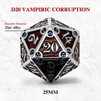 Dungeon Delve Runestones™ - 25mm D20 - Vampiric Corruption - Out of Play