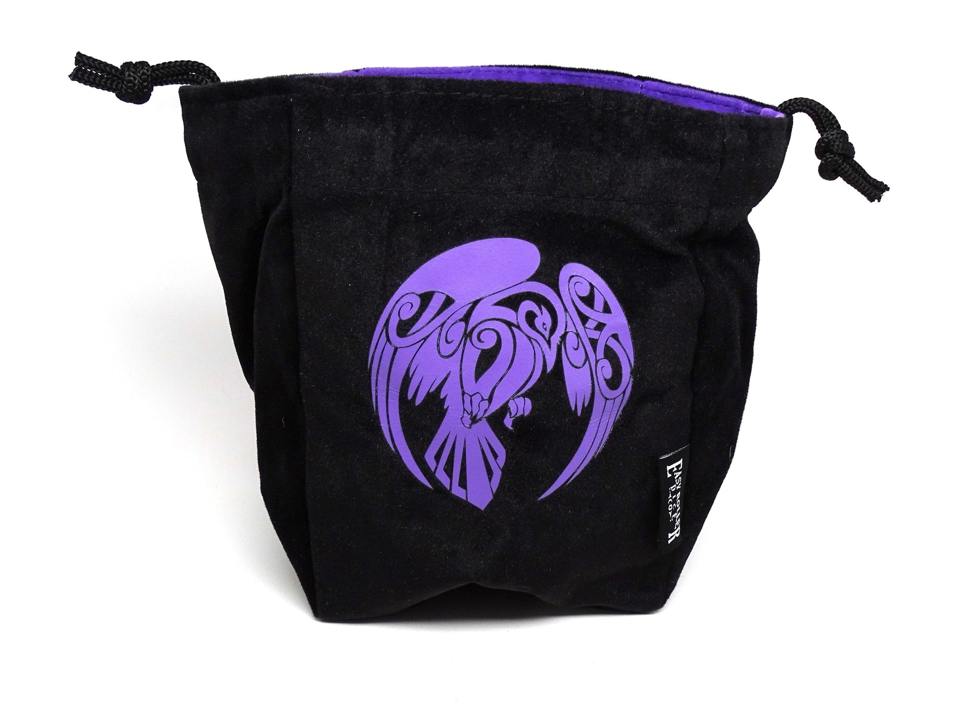 Raven Reversible Microfiber Self-Standing Large Dice Bag Easy Roller Dice Company